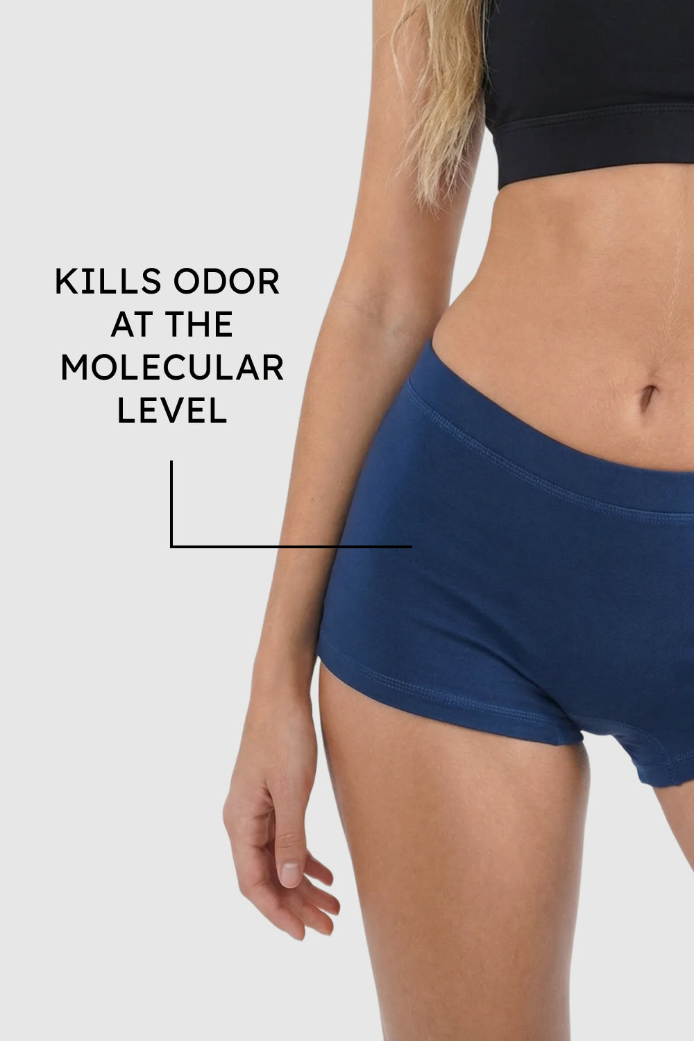 The Big Blue | Navy Fart Proof Boyshort Underwear