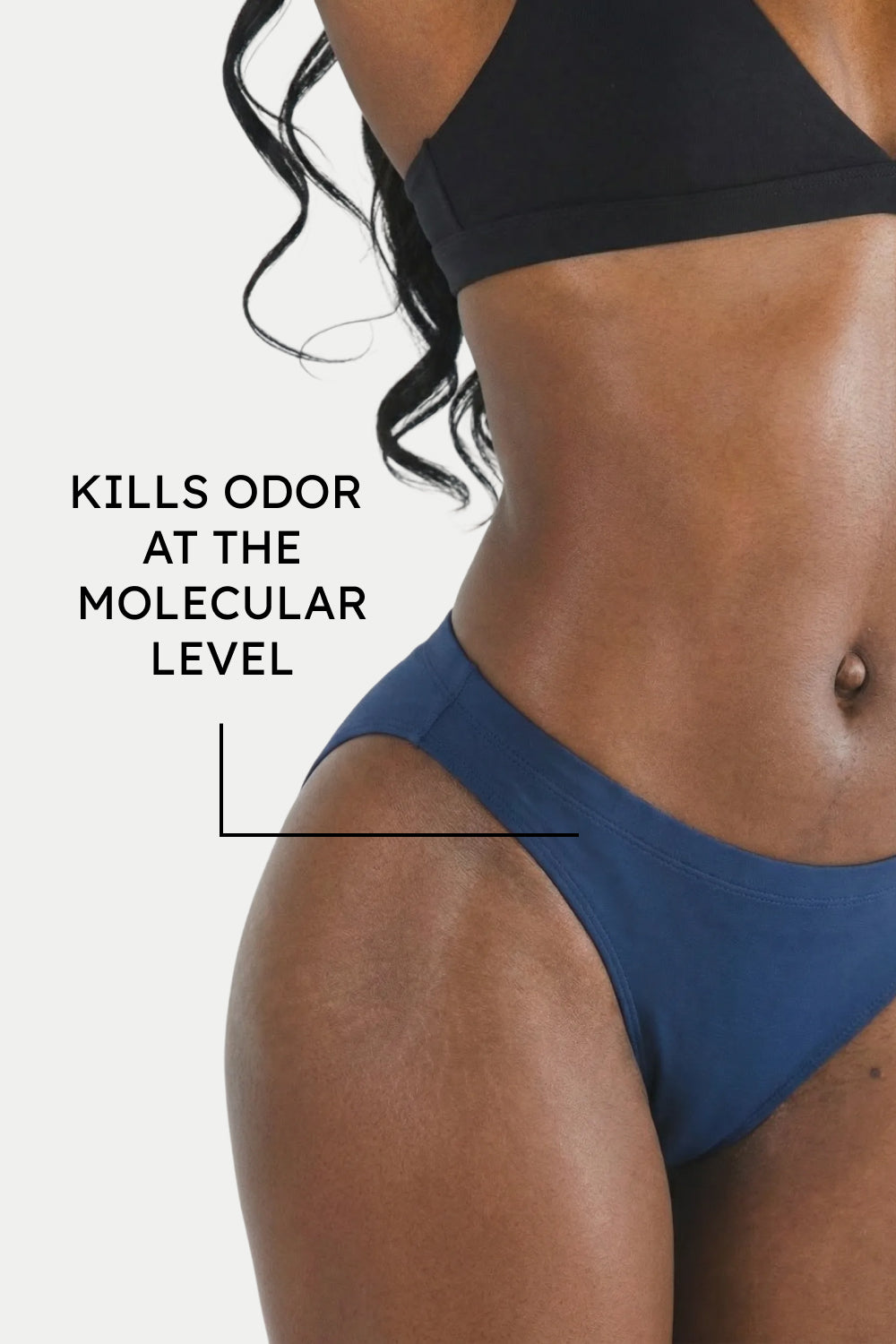 The Big Blue | Navy Fart Proof Bikini Underwear