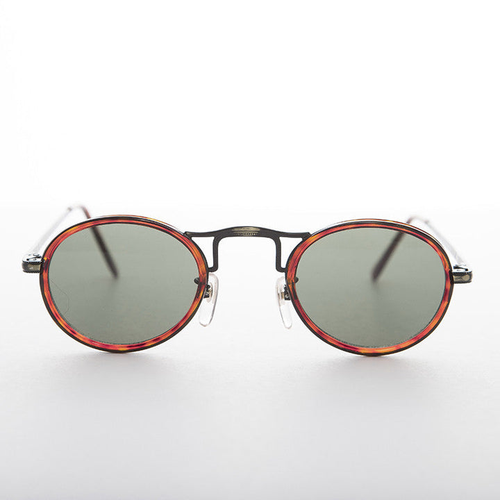 Oval Old Fashioned Aviator Sunglass Optical Quality - Gatsby