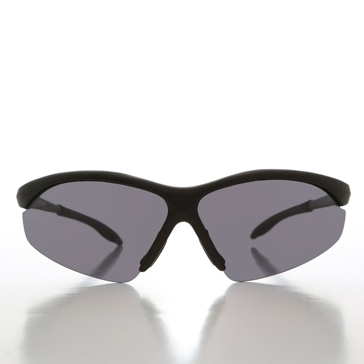 Black Wrap Around 90s Vintage Sunglasses - Genesee