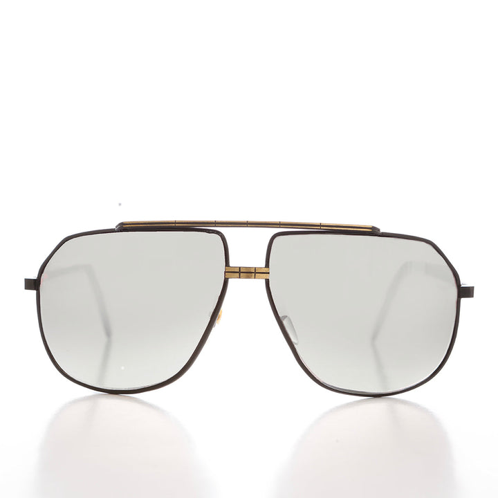 Large Square 80s Aviator Sunglasses - Gibbons