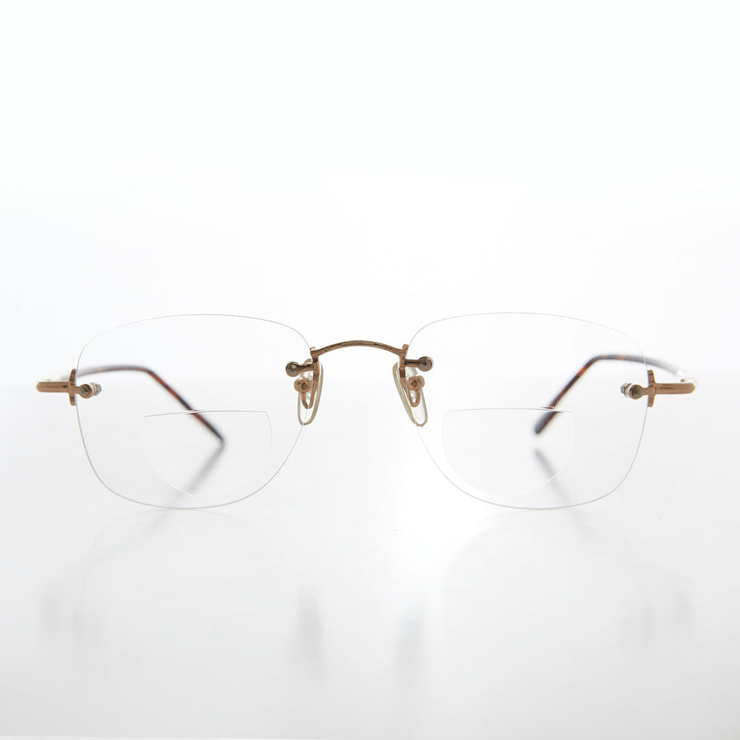 Rimless Bifocal Readers - Glassy