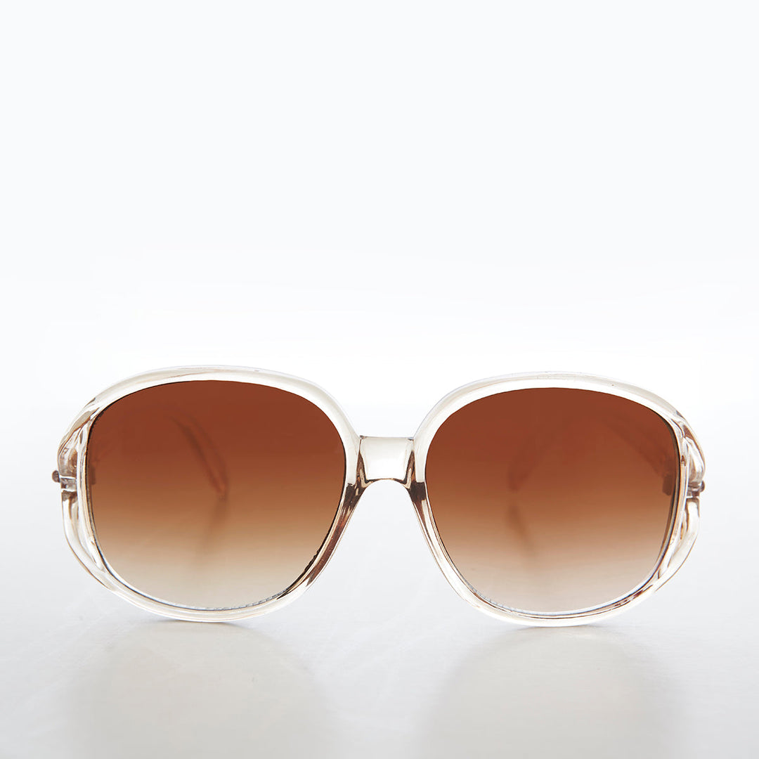 Large Round Oversized Women's Boho Vintage Sunglasses - Grace