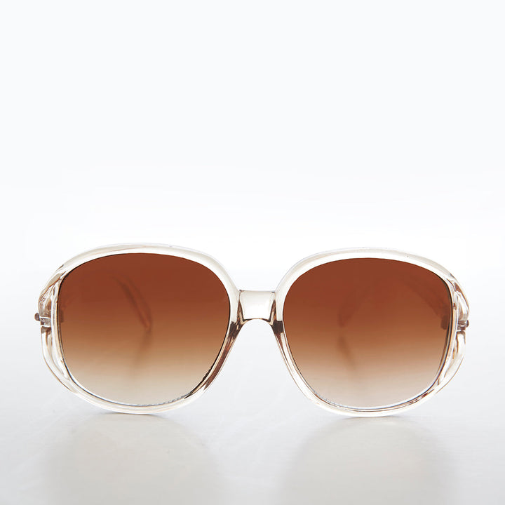 Large Round Oversized Women's Boho Vintage Sunglasses - Grace