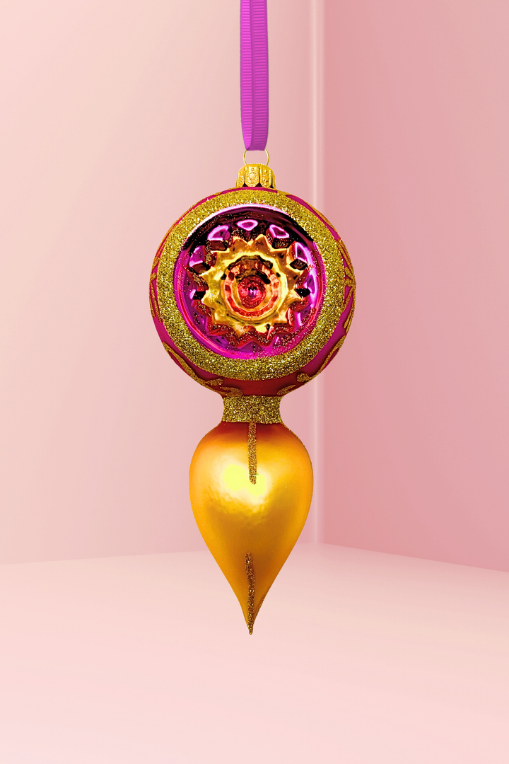Grand Dame Glass Christmas Ornament