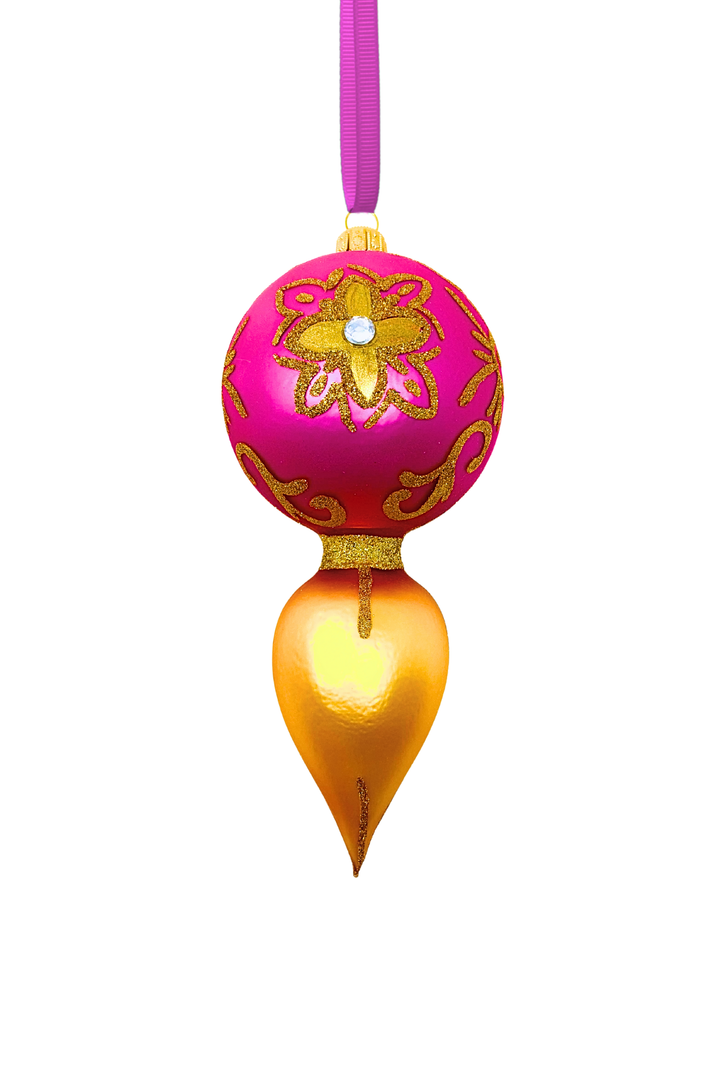 Grand Dame Glass Christmas Ornament