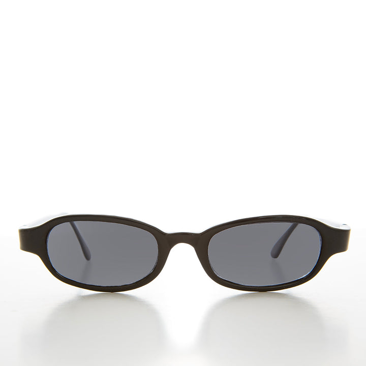 Slim Mod Small Rectangle Vintage 90s Sunglasses - Guppy