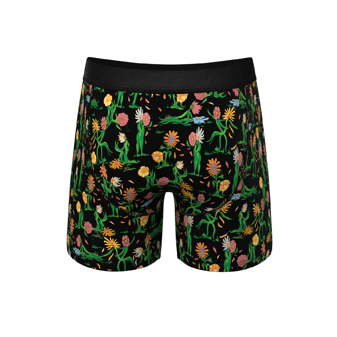 The Garden Of Breedin | Flower Print Ball Hammock® Pouch Underwear With Fly