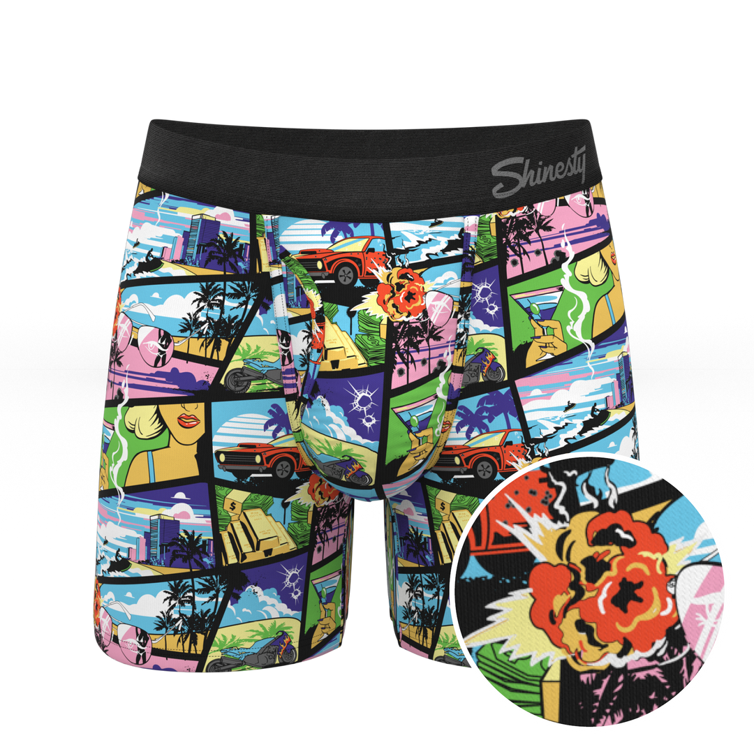 The Gas Pedal | Pop Art Ball Hammock® Pouch Underwear With Fly