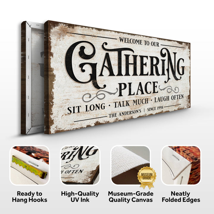 Gathering Place Personalized Sign