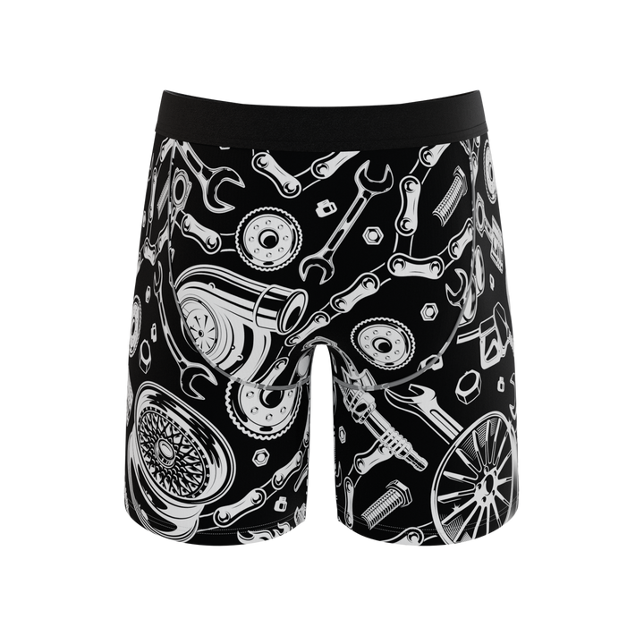 The Gear Head | Stick Shift Ball Hammock® Boxer - Long Leg