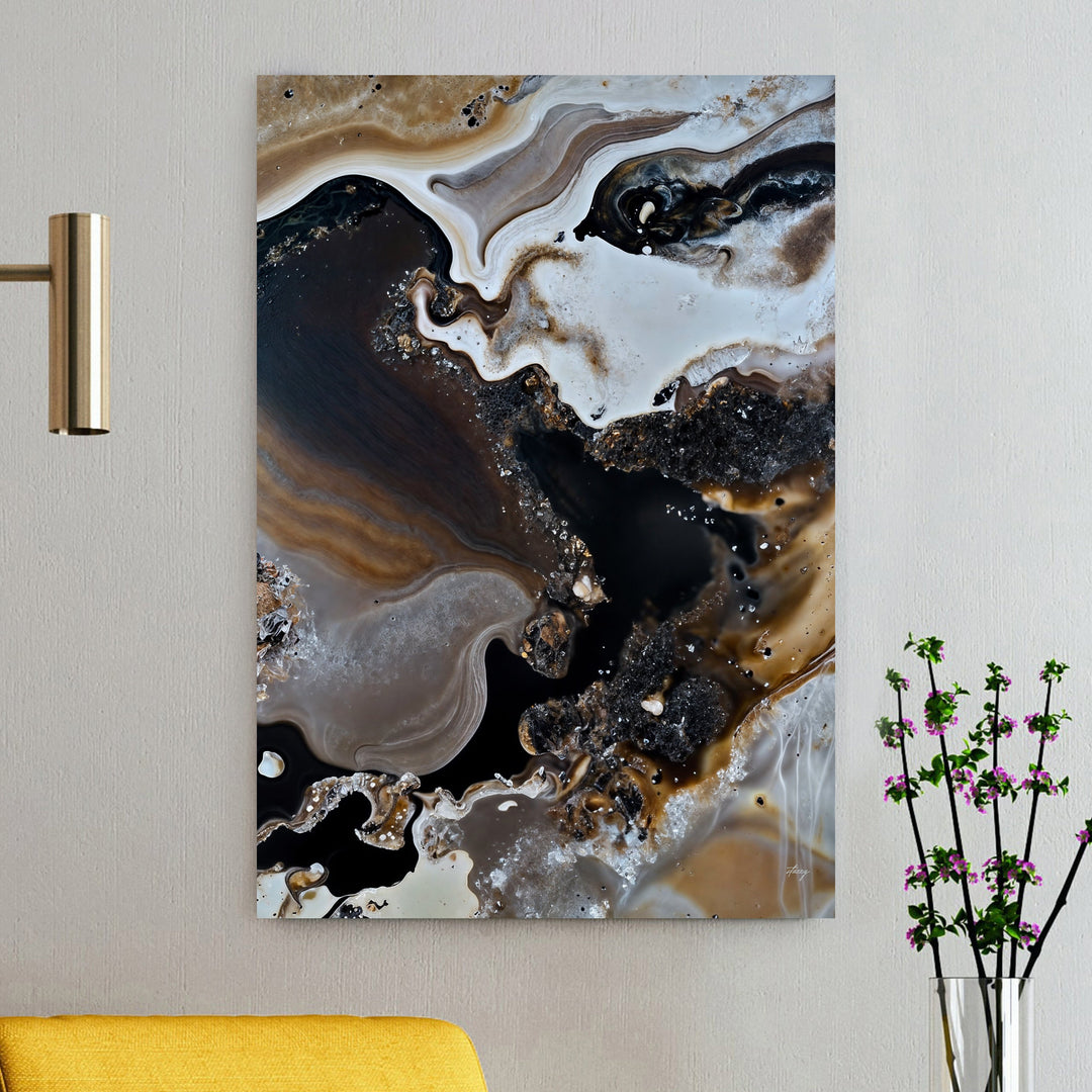 Canvas Print: "Geode Whispers III"