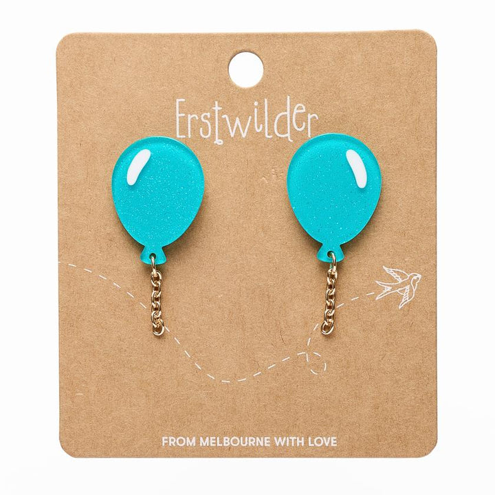 Balloons Drop Earrings – Green by Erstwilder