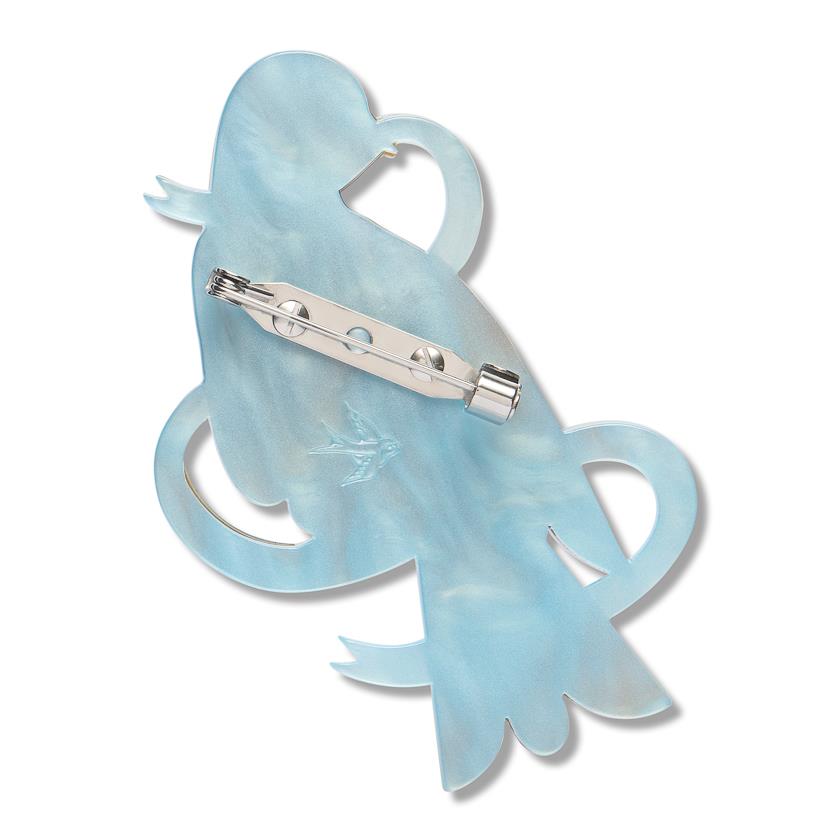 Blue Ribbon Days Brooch by Erstwilder