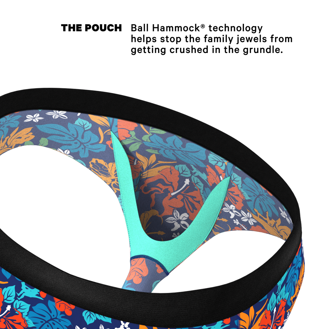The Get Lei'd | Naughty Tropical Ball Hammock® Pouch Underwear Briefs