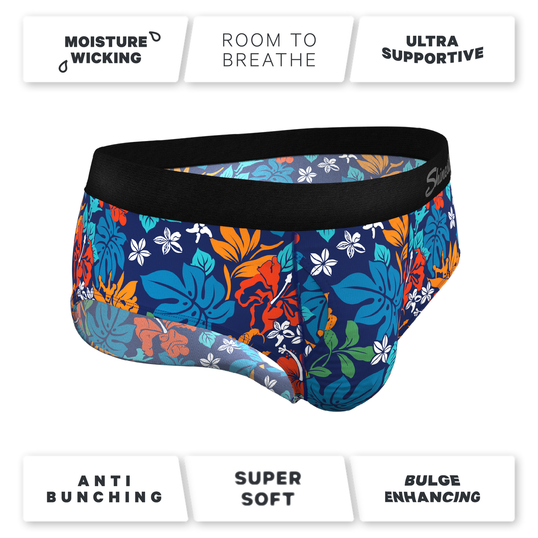 The Get Lei'd | Naughty Tropical Ball Hammock® Pouch Underwear Briefs