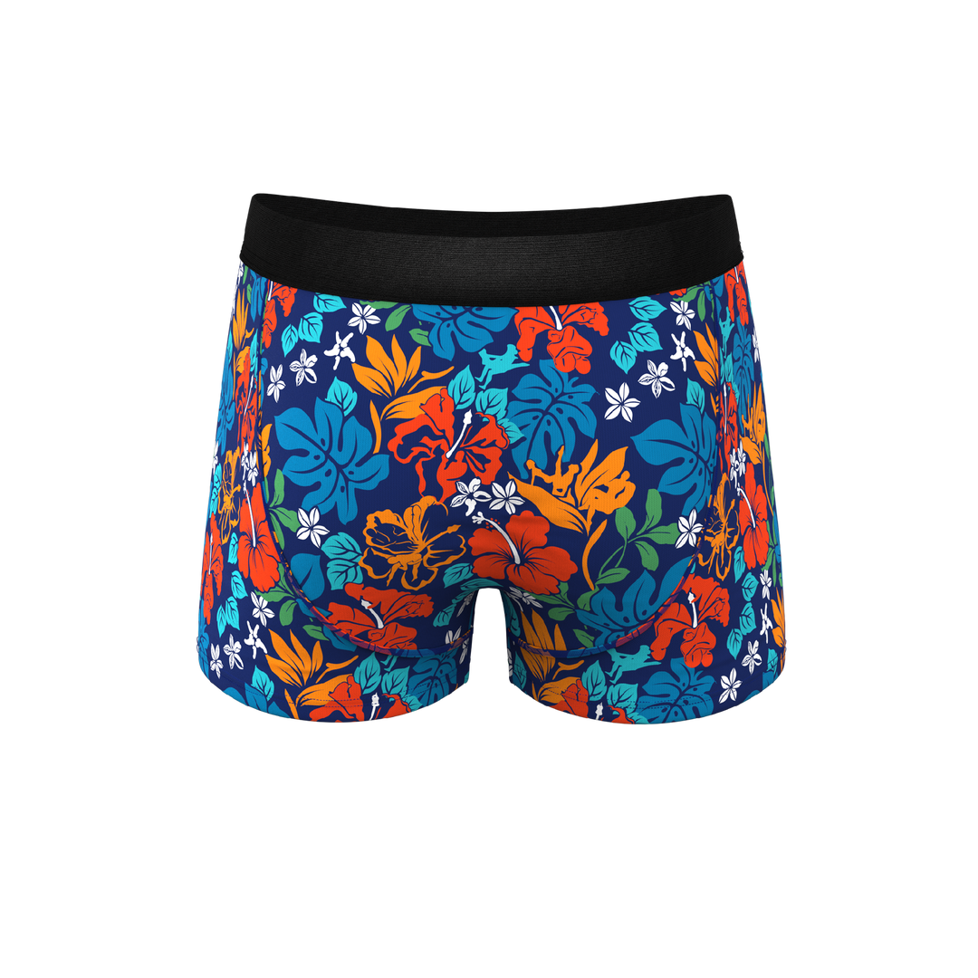The Get Lei'd | Naughty Tropical Ball Hammock® Pouch Trunks Underwear