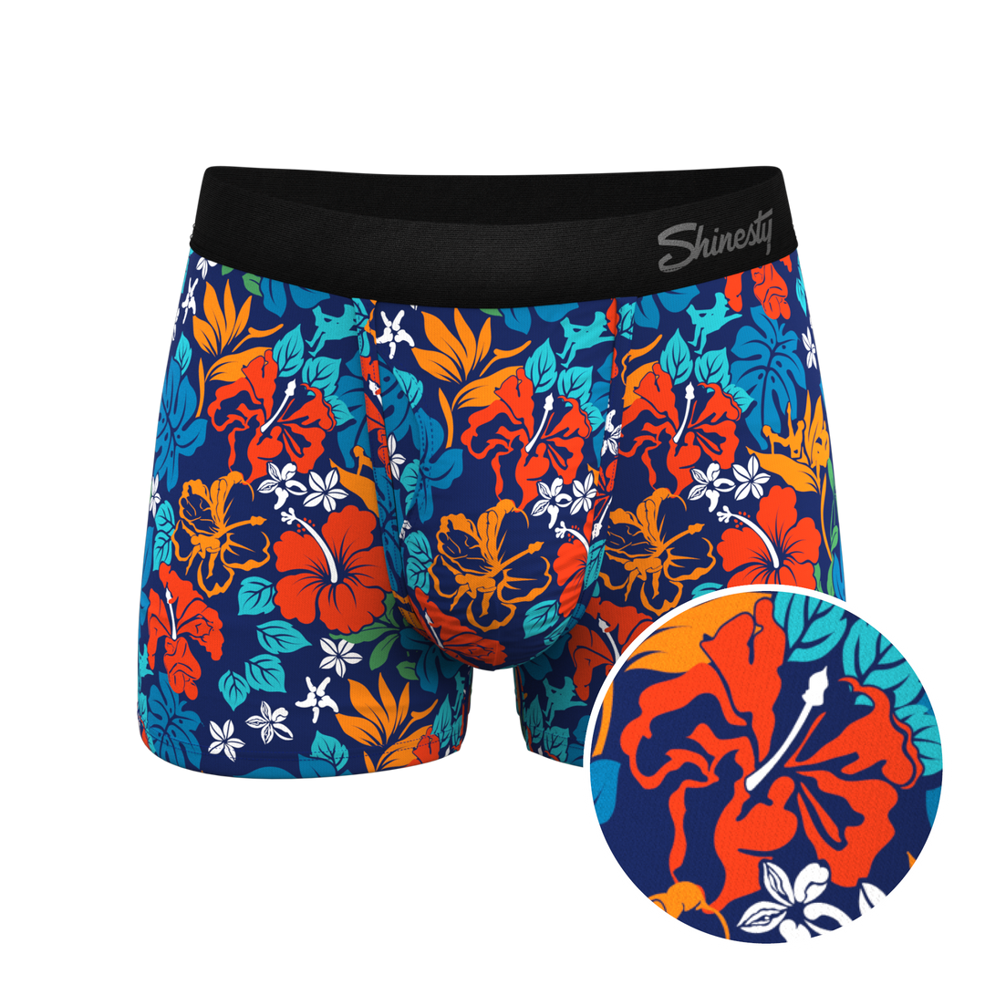 The Get Lei'd | Naughty Tropical Ball Hammock® Pouch Trunks Underwear