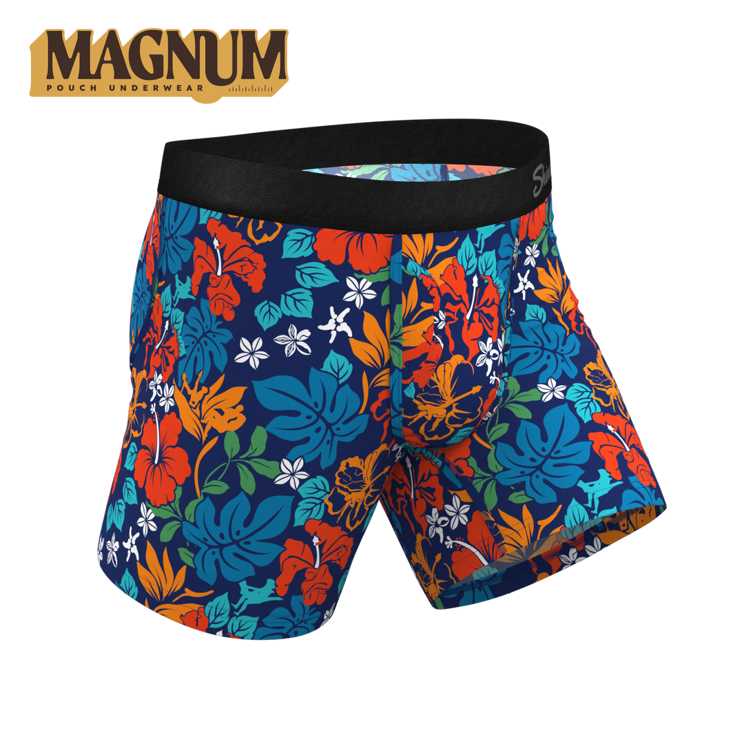 The Get Lei'd | Naughty Tropical Ball Hammock® Magnum Big Pouch Underwear