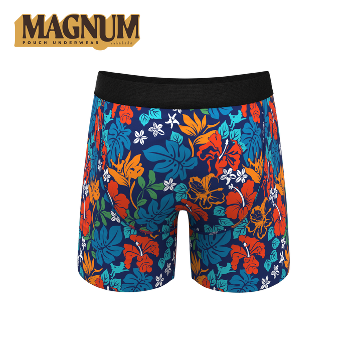 The Get Lei'd | Naughty Tropical Ball Hammock® Magnum Big Pouch Underwear