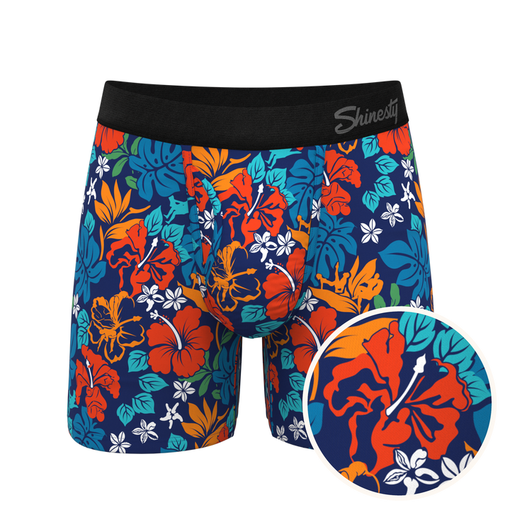 The Get Lei'd | Naughty Tropical Ball Hammock® Magnum Big Pouch Underwear