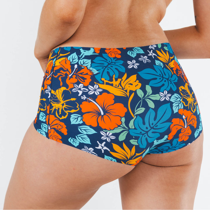 The Get Lei'd | Naughty Tropical Women’s Seamless Boyshort