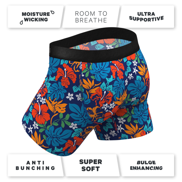 The Get Lei'd | Naughty Tropical Ball Hammock® Pouch Underwear