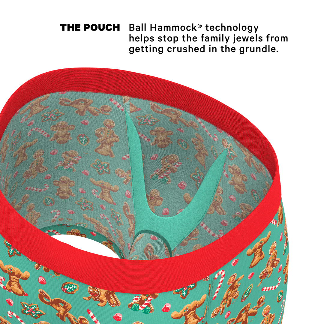 The Ginger Rail | Gingerbread Ball Hammock® Pouch Underwear