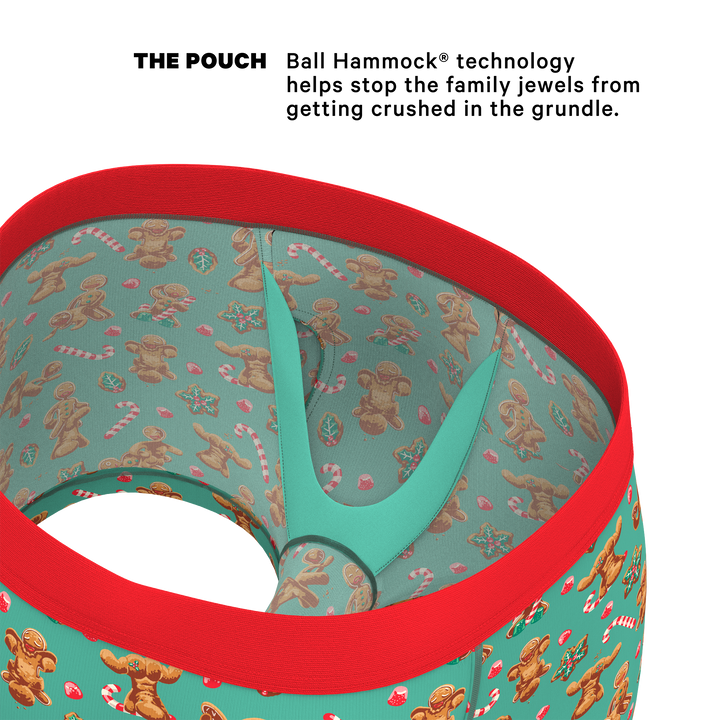 The Ginger Rail | Gingerbread Ball Hammock® Pouch Trunks Underwear