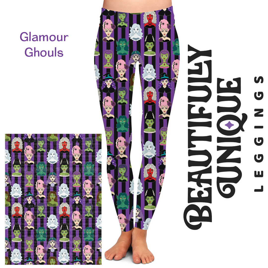 Glamour Ghouls Exclusive Leggings - High-quality Handcrafted Vibrant