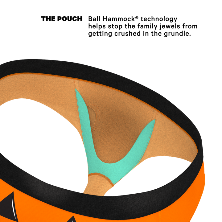 The Good Gourd | Jack O Lantern Ball Hammock® Pouch Underwear Briefs