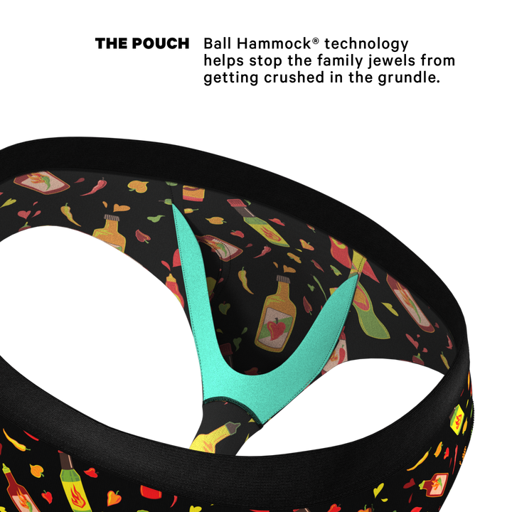 The Gotcha Sriracha | Hot Sauce Ball Hammock® Pouch Underwear Briefs