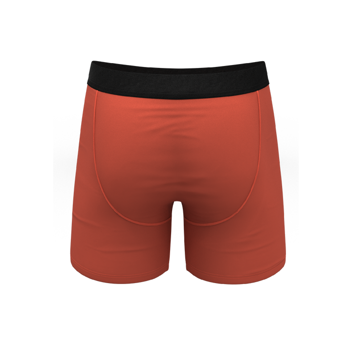The Gotta Terracotta | Terracotta Orange Ball Hammock® Pouch Underwear With Fly