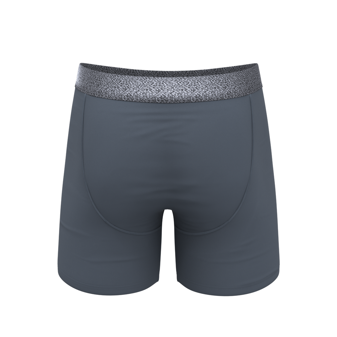 The Graphite | Tonal Grey Ball Hammock® Pouch Underwear With Fly