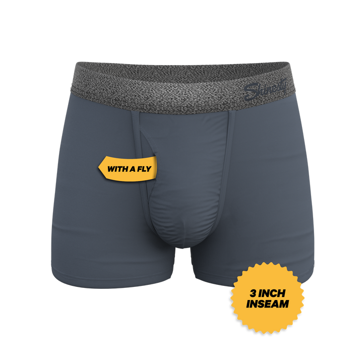 The Graphite | Tonal Grey Ball Hammock® Pouch Trunks Underwear