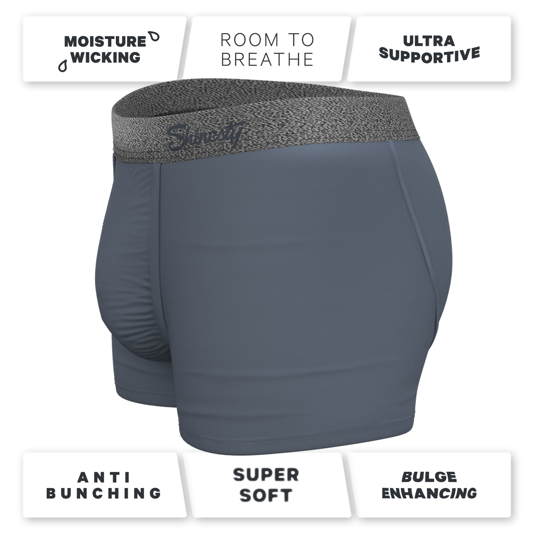 The Graphite | Tonal Grey Ball Hammock® Pouch Trunks Underwear