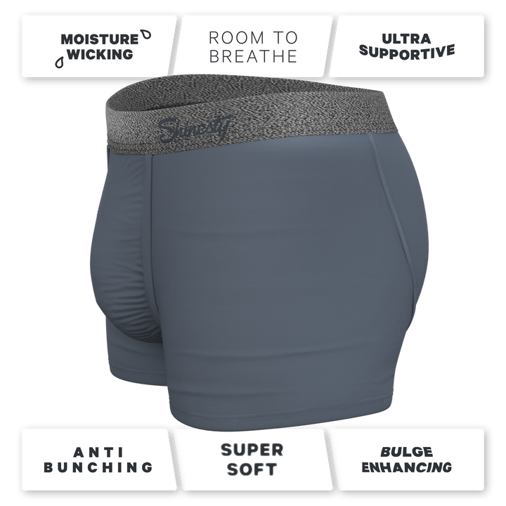 The Graphite | Tonal Grey Ball Hammock® Pouch Trunks Underwear