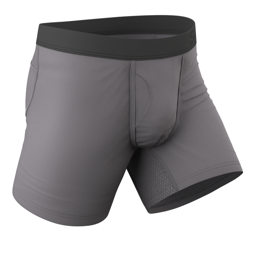 The Gray Wolf | Gray Tonal paradICE™ Cooling Ball Hammock® Underwear