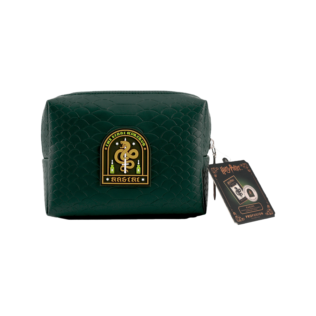 HP Dark Arts | Nagini Cosmetic Bag with Face Gems & Temporary Tattoo