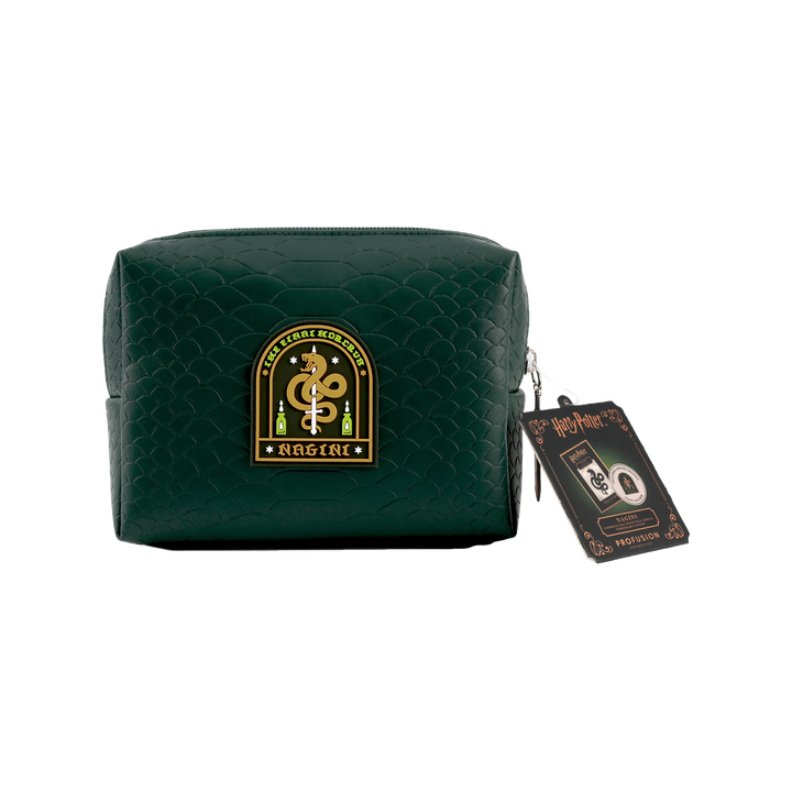 HP Dark Arts | Nagini Cosmetic Bag with Face Gems & Temporary Tattoo