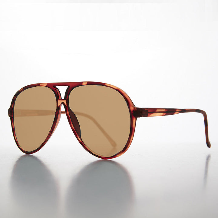 Polarized Glass Lens Aviator Vintage Sunglasses - Hama