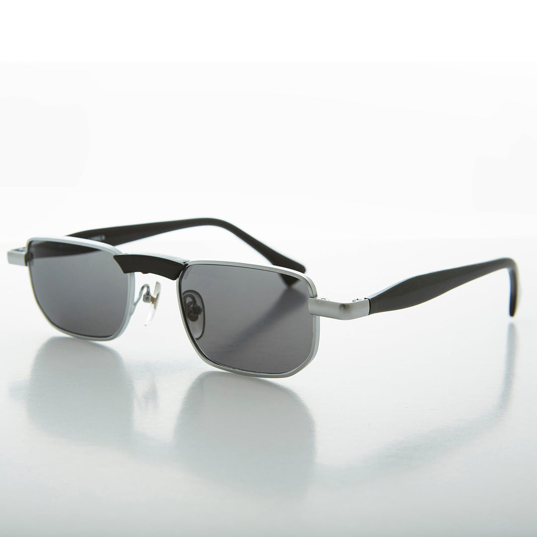 Slim Rectangle Vintage Sunglasses - Hank
