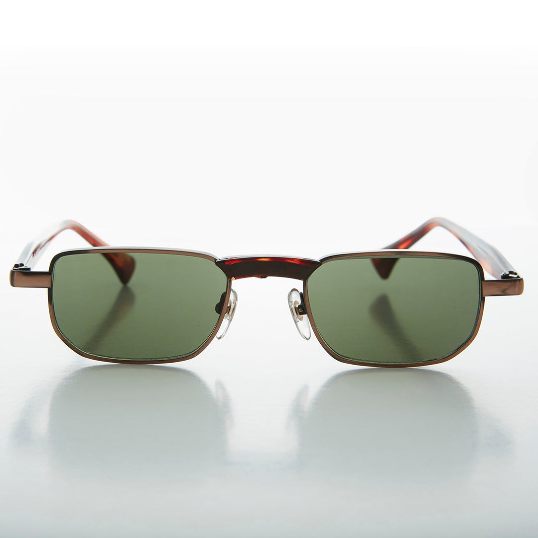 Slim Rectangle Vintage Sunglasses - Hank