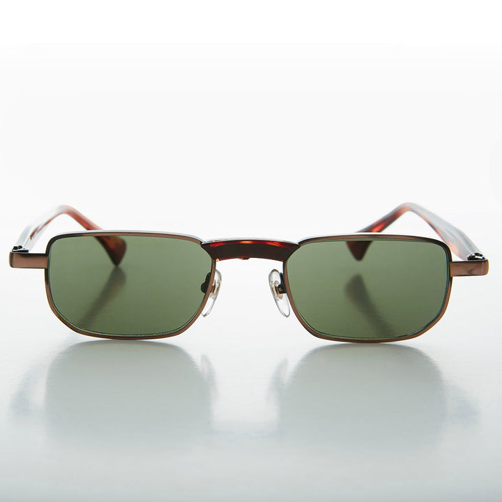 Slim Rectangle Vintage Sunglasses - Hank