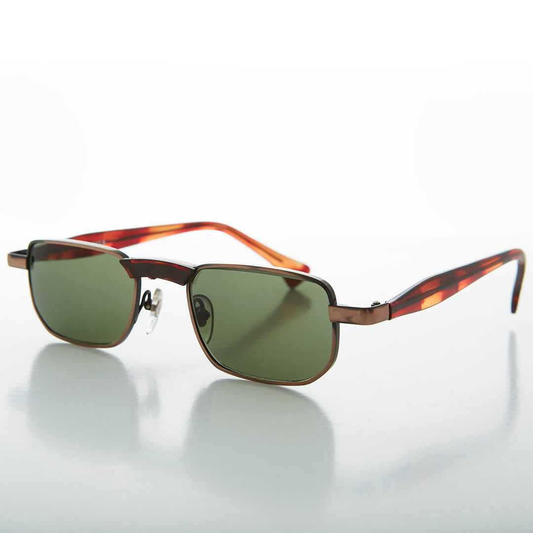 Slim Rectangle Vintage Sunglasses - Hank