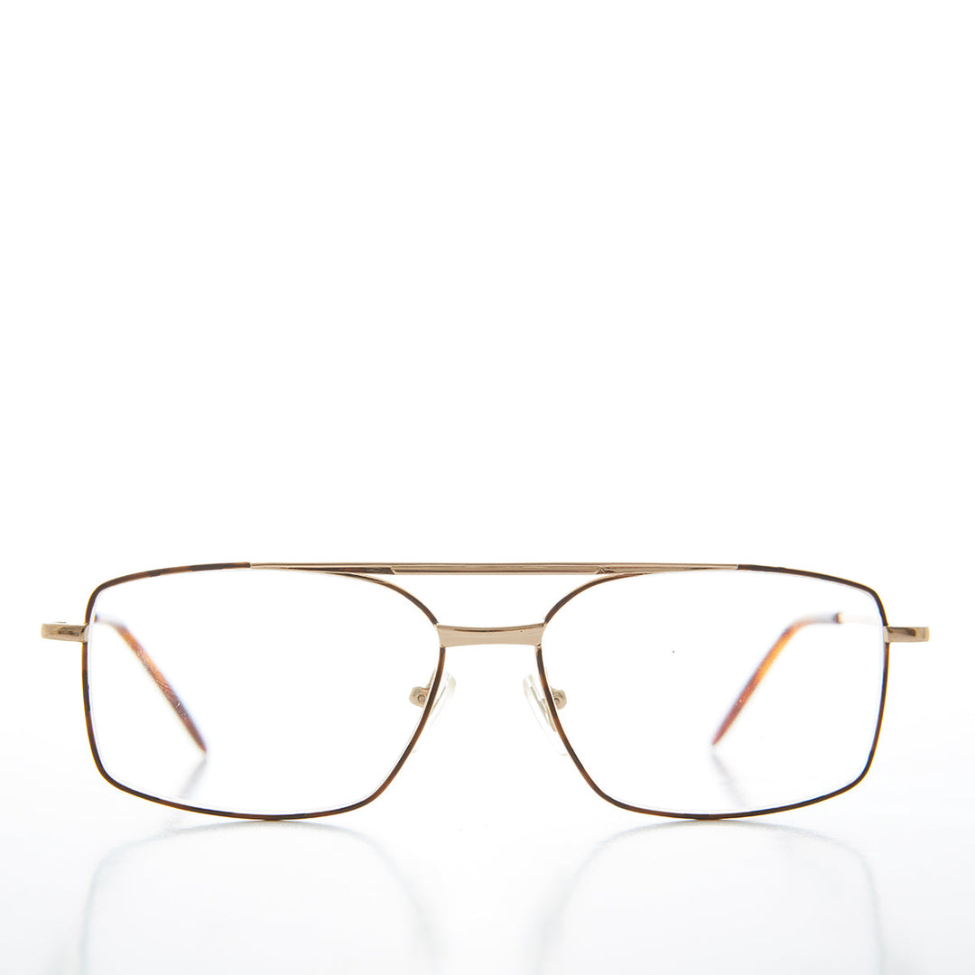 Rectangle Aviator Reading Glasses - Henry