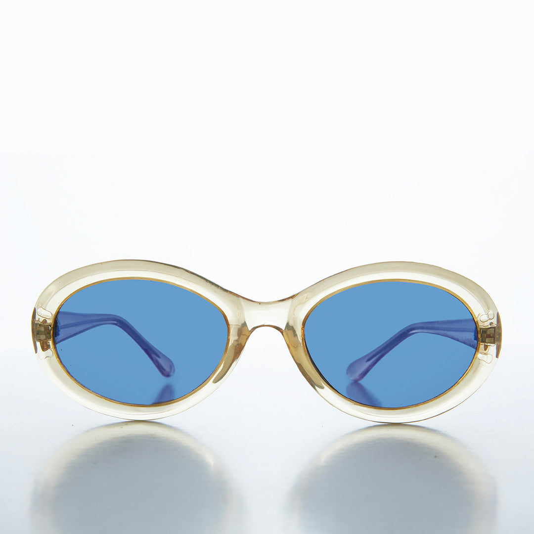 Classic Oval Unisex Clout 90s Sunglasses - Hilda