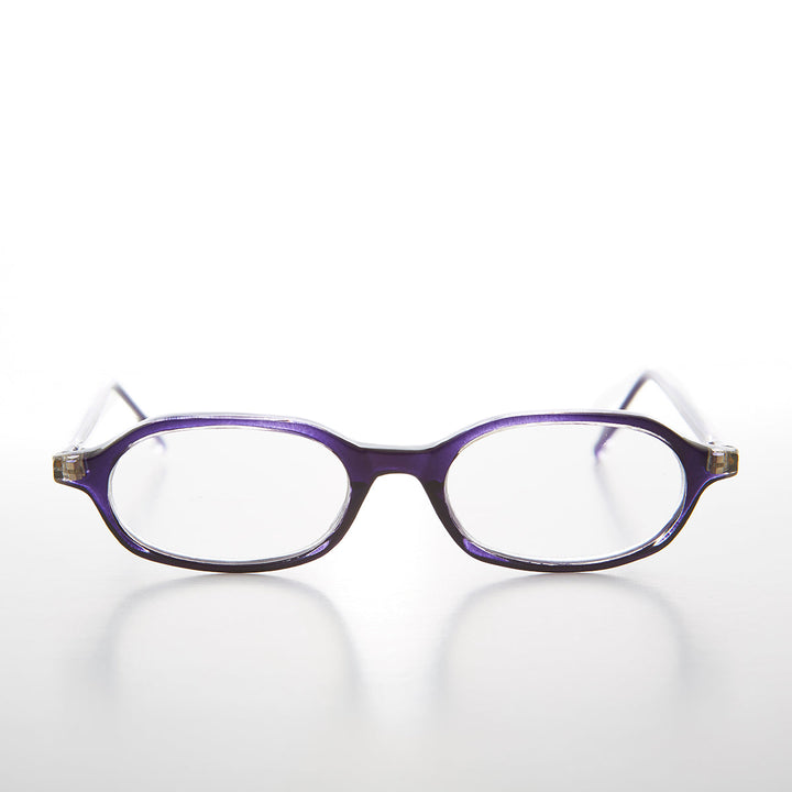 Small Oval Half Frame Reading Glasses - Holly