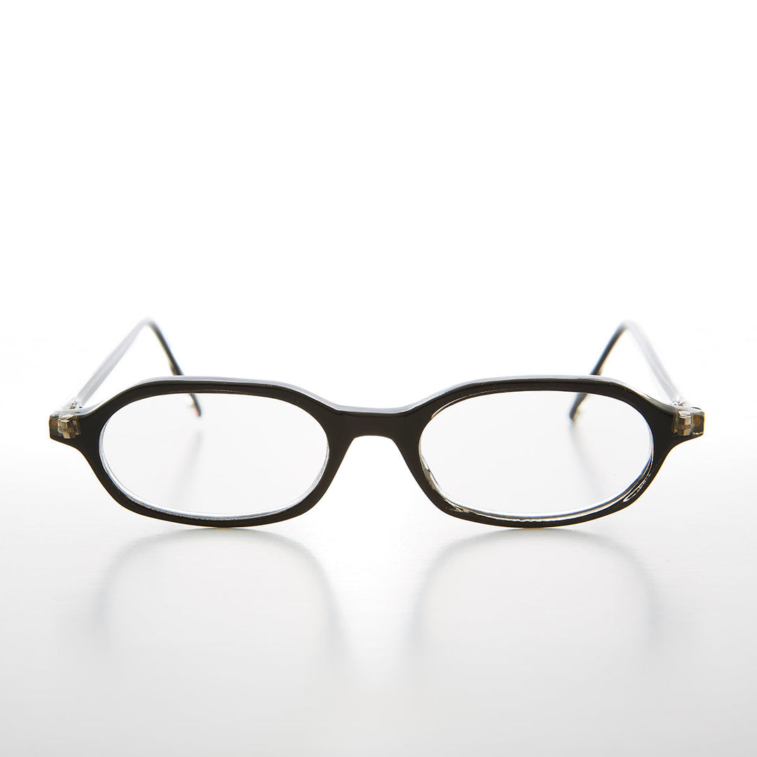 Small Oval Half Frame Reading Glasses - Holly