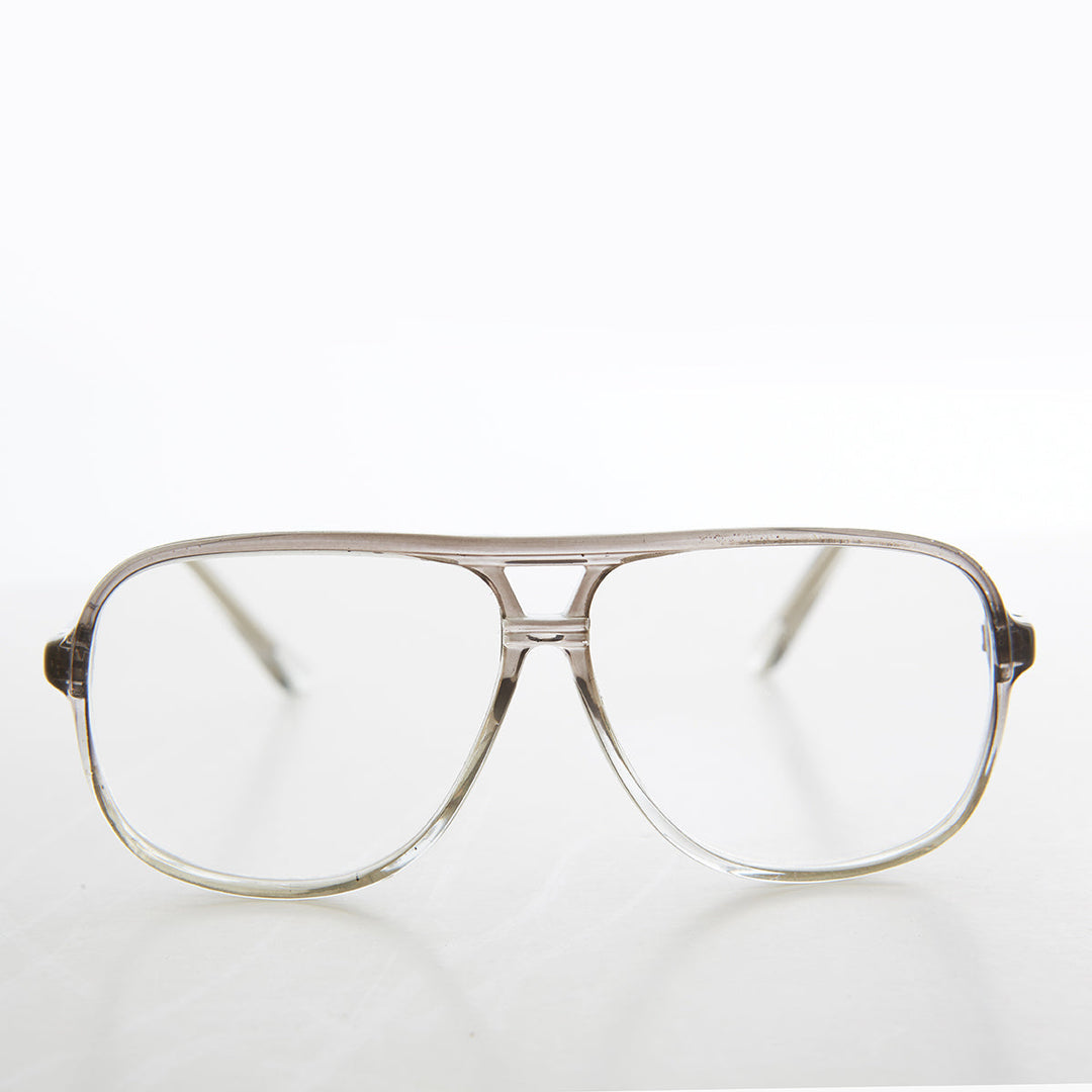 Square Retro Aviator Reading Glasses - Hux